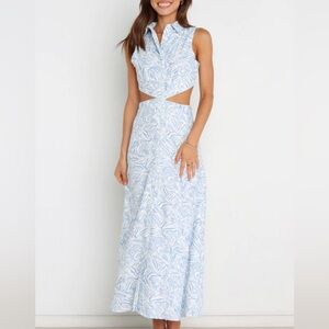 Girl And The Sun Cutout Dress